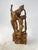 Antique Asian Hand-Carved Wooden Statue For Sale - Image 6 of 12