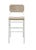 The Carson barstool is a can't miss complement to your kitchen island. With a crisp, matte white finish, woven back and...