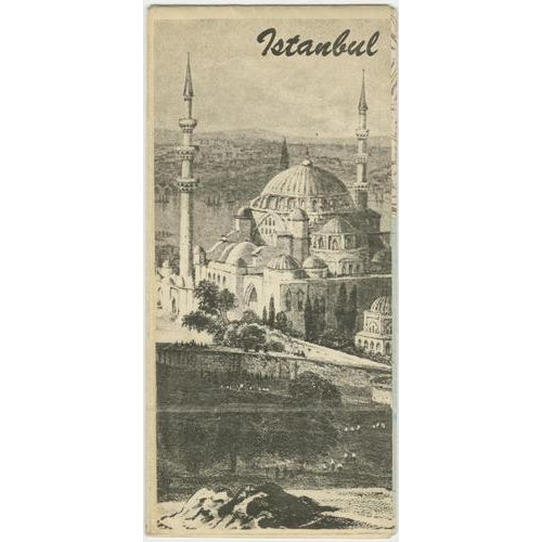 Vintage Tourist Map of Istanbul, 1950 For Sale - Image 11 of 12