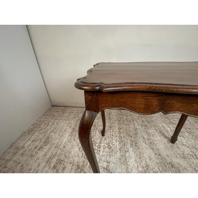 Mid 20th Century Vintage French Provincial Oak Side Table, Circa 1930–1950 For Sale - Image 5 of 8