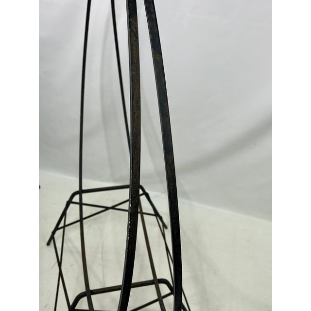 Large CastIron Mid-Century Log Holder For Sale In New York - Image 6 of 10