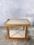 Brown Mid-Century Oak & Formica Two-Tier Drinks Trolley, 1960s For Sale - Image 8 of 9