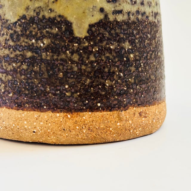 Brown Two Toned Studio Pottery Mug For Sale - Image 8 of 10