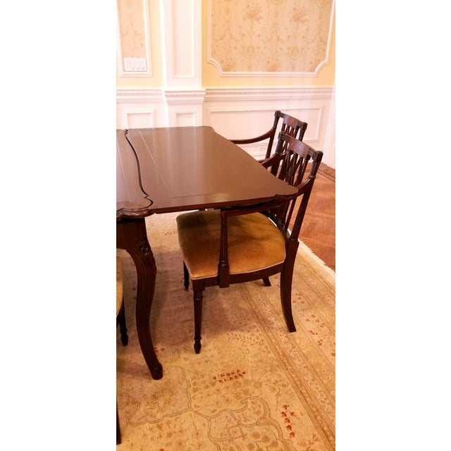 Thomas Chippendale Extra Large Custom Mahogany Georgian Dining Table For Sale - Image 4 of 12