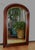 Brown Large Antique Arched Top Deep Well Walnut Gold Gilt Hall Pier Mirror For Sale - Image 8 of 11