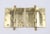 These ball bearing door hinges are made of polished brass with ball tips, five knuckles, and a template hole pattern. Made...