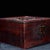 Vintage Carved "Hundred Blessings" Red Sandalwood Jewelry Box / Keepsake Chest For Sale In Los Angeles - Image 6 of 10