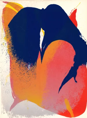 Original 1964 Lithograph "Composition" by Paul Jenkins