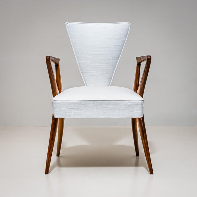 Set of Four Armchairs, Italy, 1950s For Sale In New York - Image 6 of 9