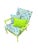 Vintage Wrought Iron Patio Restored Arm Chairs - Set of 2 For Sale - Image 10 of 12