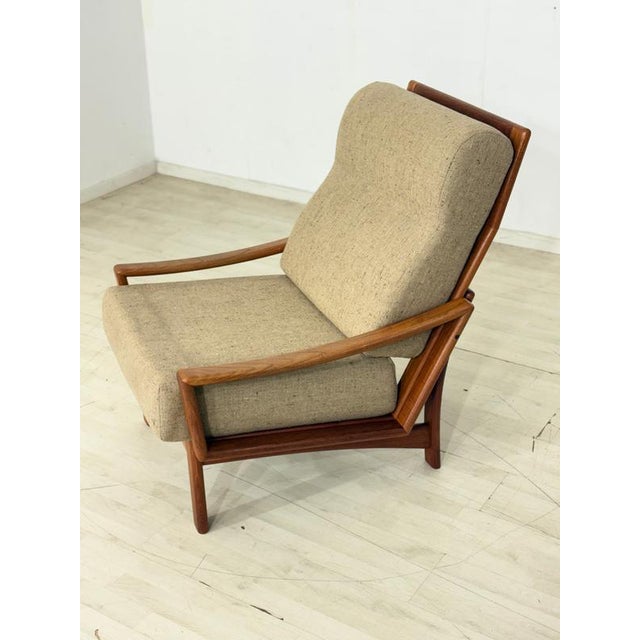 Mid-Century Danish Lounge Chair in Teak Armchair by Grete Jalk for Glostrup Møbelfabrik, 1960s For Sale - Image 6 of 10