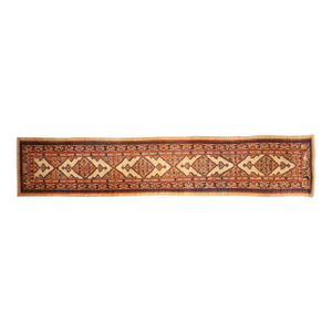 Authentic 19th Century Sarab Handmade Wool Runner