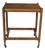 Mid Century Danish Walnut Folding Rolling Bar Cart Trolley Dry Bar MCM For Sale