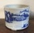 Antique 19th Century Chinese Blue & White Porcelain Cachepot with Harbor Landscape Decoration For Sale In New York - Image 6 of 11