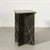 Minimalist X Form Nero Marquina Marble Side Table For Sale In Tampa - Image 6 of 12