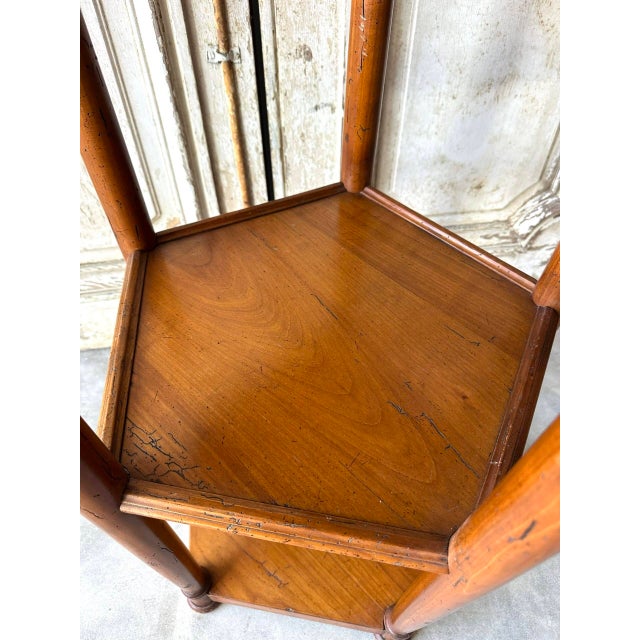 1960s Small Cherrywood Shelf, 1960s For Sale - Image 5 of 11