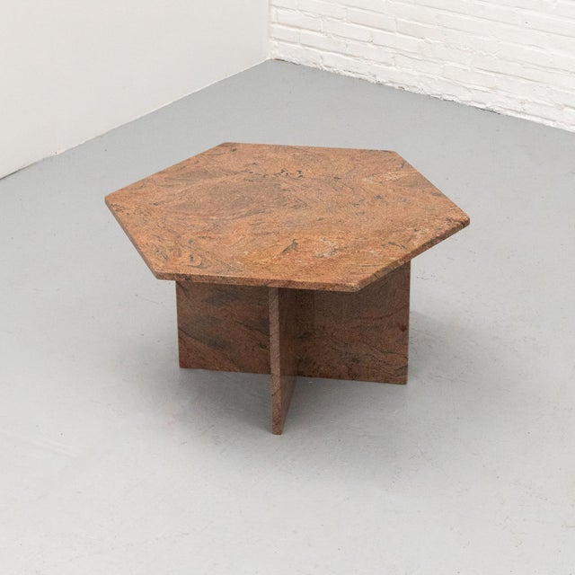 Mid-Century Modern Granite Coffee Table, 1970s For Sale - Image 3 of 14