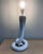 Vintage White Ceramic Cobra Table Lamp attributed to Tommaso Barbi, 1970s For Sale - Image 6 of 14