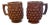 Vintage Mid Century Modern INARCO Brown Hobnail Ceramic Mugs Set Coffee Cups E-285 - a Pair For Sale