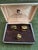 Mid 20th Century Rare Vintage Pierre Cardin Cufflinks and Tie Pin in Original Case Circa “1960” For Sale - Image 5 of 10