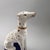 Black Fitz and Floyd Dalmatian Figurine on Cobalt Blue Base With Gold Accents For Sale - Image 8 of 13
