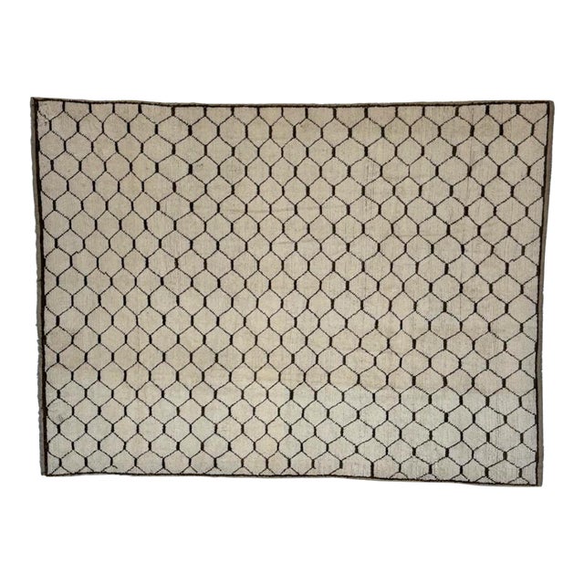 1980s Moroccan Rug , 9' X 12' For Sale