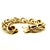 1980s Vintage Italian 14k Gold Chunky Link Bracelet, 92 Grams For Sale - Image 5 of 16