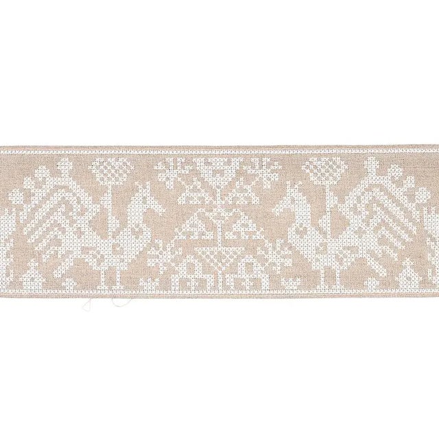 Inspired by the sash on an antique eastern European dress, this tape is charmingly cross-stitched with playful folk art...