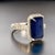 Sapphire Diamond Ring Size 6.25 14k Gold 6.84 TCW Certified For Sale - Image 11 of 13