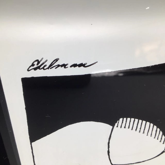 Edelman Design Studios “Suspended Face” Art by Merle J. Edelman 1960's For Sale - Image 9 of 12