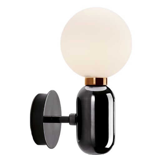 Aballs A Black Ceramic Wall Lamp by Jaime Hayon for Parachilna For Sale