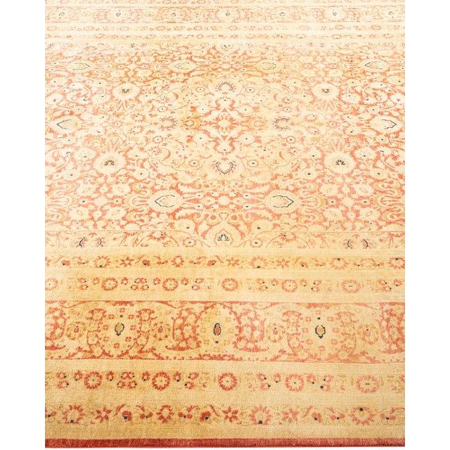 Solo Rugs Mogul, One-of-a-Kind Hand-Knotted Area Rug - Orange, 6' 1" x 9' 3" For Sale - Image 4 of 8