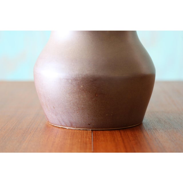 1960s Gordon and Jane Martz M181 Lamp for Marshall Studios Matte Green Gray 34" For Sale - Image 5 of 9