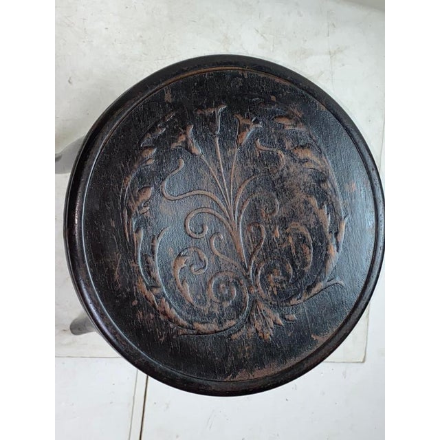 1900 - 1909 Antique Thonet Stool, 1900s For Sale - Image 5 of 8