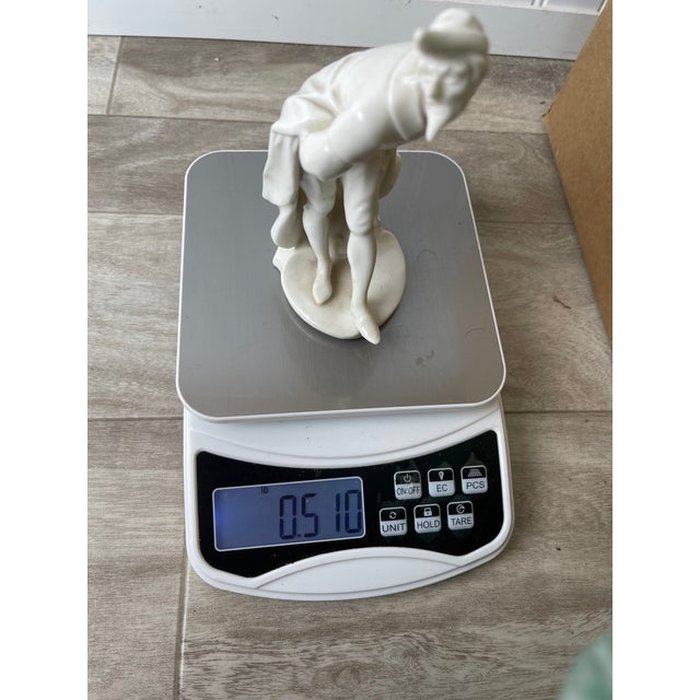 Nymphenburg Bustelli Pantalone Figurine White Porcelain Commedia Dell'Arte 7" For Sale - Image 11 of 11