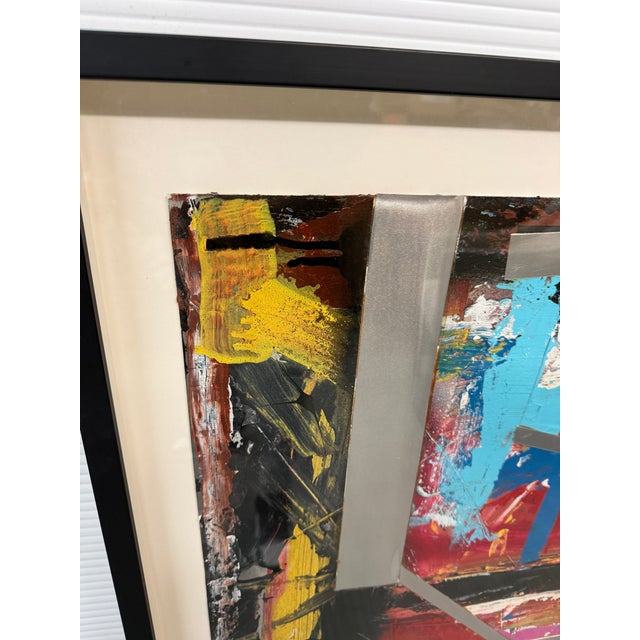 Contemporary Abstract Mixed Media Original Artwork, Unsiged For Sale - Image 10 of 12