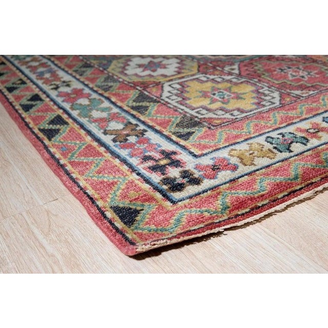 2020s 8x10 Brown Hand-Knotted Wool Tiled Starburst Classic Traditional Carpet Rug For Sale - Image 5 of 7