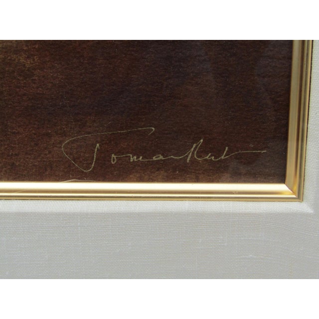Brown 1990s Framed Tomasz Rut “Bacchanal” Signed Limited Edition Giclee, 16/150 For Sale - Image 8 of 13