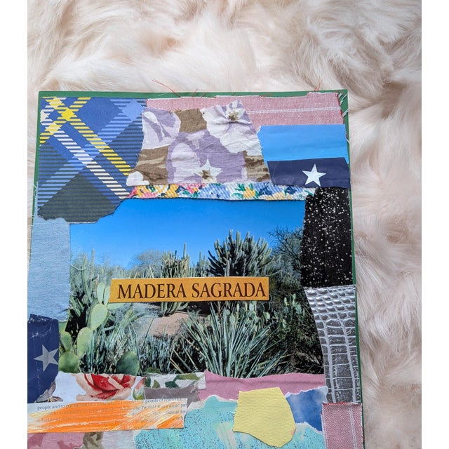 Contemporary Madera Sagrada Contemporary Mixed Media Analog Collage For Sale - Image 3 of 7