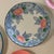 Limoges, France Early 20th Century Limoges Blue, Gold, and Pink Roses Desert Plate and Saucer Wall Plate Curation- Set of 6 For Sale - Image 4 of 10