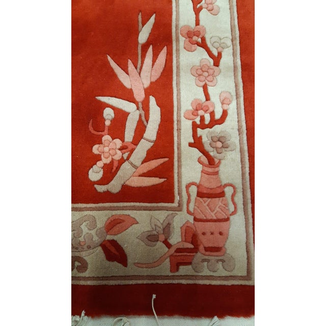 1970s, Handmade Vintage Art Deco Chinese Runner 2.3' X 12.8' For Sale In New York - Image 6 of 8