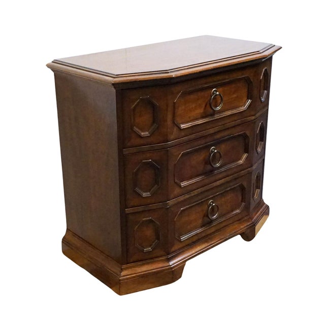 Bernhardt Bernhardt Furniture Solid Cherry Italian Neoclassical Tuscan Style 36" Bachelor's Chest / Nightstand 327-230 For Sale - Image 4 of 14