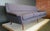 Blue 1950 Sofa Attributed to Milo Baughman in Alexander Girard Fabric For Sale - Image 8 of 12