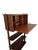 Mid-Century Modern Small Walnut and Brass Wall Unit with Desk Function by William Watting for Fristho For Sale - Image 3 of 14