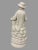 Victorian Antique Victorian Parian Statue of a Lady in a Bonnet With Floral Bouquet For Sale - Image 3 of 7