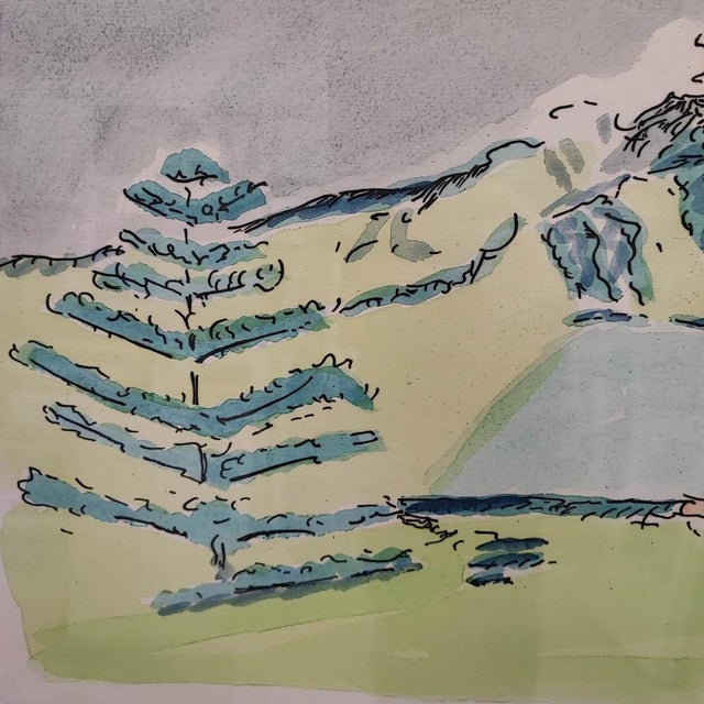 Orfeo Tamburi etching 5 colors 50 x 70 cm This piece is attributed to the mentioned designer/maker. It has no attribution...