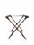 Vintage English Campaign-Style Folding Tray Table with Spindle Gallery A distinctive vintage campaign-style occasional...