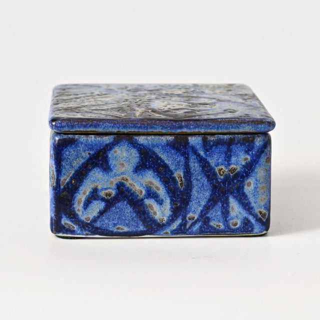 Royal Copenhagen Baca Series Ceramic Box by Nils Thorsson for Alumina Royal Copenhagen, 1970s For Sale - Image 4 of 10