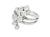 Make a statement with the 14K White Gold Diamond Cascade Ring, a beautifully designed piece that features a stunning...