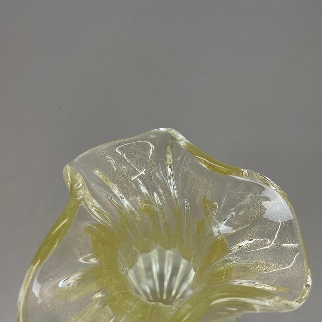 Murano Glass Vase from Barovier and Toso, Italy, 1970s For Sale - Image 4 of 16
